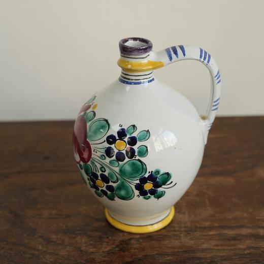 捷克产手绘红陶花器C0041 商品图0