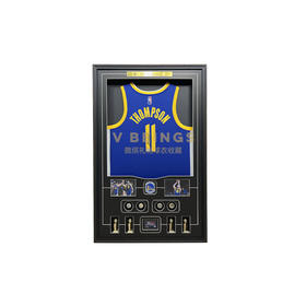 收藏系列 汤普森 勇士队11号蓝色球迷版 亲笔签名球衣