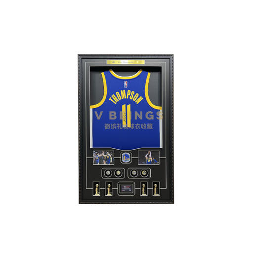 收藏系列 汤普森 勇士队11号蓝色球迷版 亲笔签名球衣 商品图0