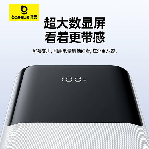 【国家3C认证】倍思 极电 数显双线移动电源  22.5W 商品图3