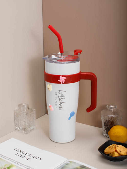 一杯喝一整天！‌COSTA同款冰霸杯1250ml送可爱萌仔贴 商品图6