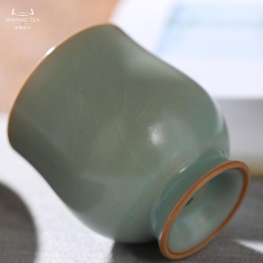 问鼎汝瓷复刻款精工款天青玉金香杯（缺货） 商品图4