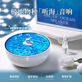 极地物种听海蓝牙音箱海浪投影氛围灯音响情人节生日礼物送男女生