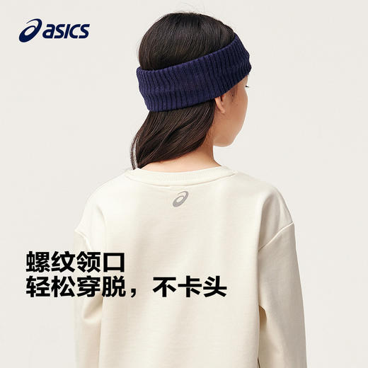 ASICS/亚瑟士童装中大童中性款长袖卫衣T恤2024秋日常基础卫衣T恤 商品图4