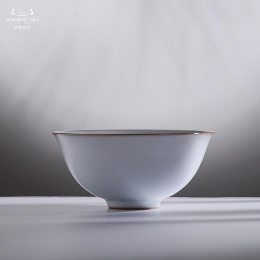 问鼎汝瓷复刻款月白兰渚碗 商品图0