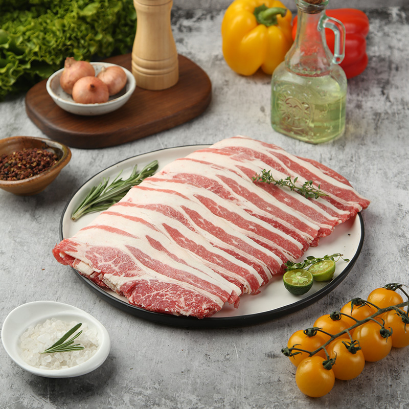 美国黑安格斯谷饲肥牛烤肉片800g