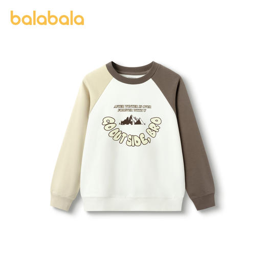 巴拉巴拉童装男童卫衣秋装新款中大童圆领长袖上衣趣味图案潮 商品图4