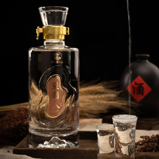 采酒人 采川三星 浓香型白酒500ml*1瓶 酒精度42%vol 商品图3