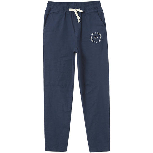 2024年春秋新款松紧腰刺绣宽松休闲裤女显瘦哈伦裤长裤子薄PT9357-WX073-DC149 商品图4