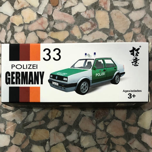 拓意合金车33德国 警车 商品图1