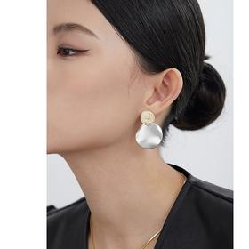 Oflye潮流饰品  人像欧美复古个性独特耳环女小众高级感气质耳钉金属百搭耳饰潮