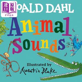 【中商原版】罗尔德达尔启蒙 动物之声 Roald Dahl Animal Sounds英文原版 儿童早教认知识物纸板书 亲子绘本图画书低幼读物