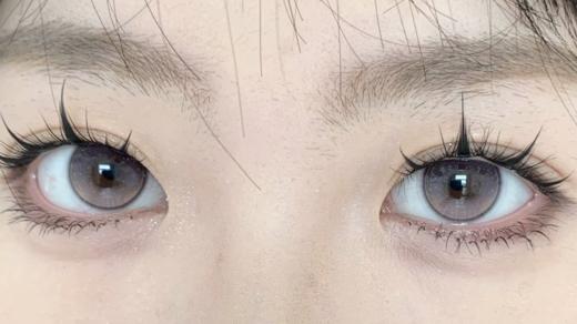 mimipark半年抛 花宴/萝尾  14.2mm 紫/黄绿【只建议健康眼戴！！】 商品图2