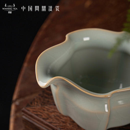 问鼎汝瓷鼎峰系列天青老款祥钟公杯 / 紫荆公杯 / 蒜头公杯 商品图1