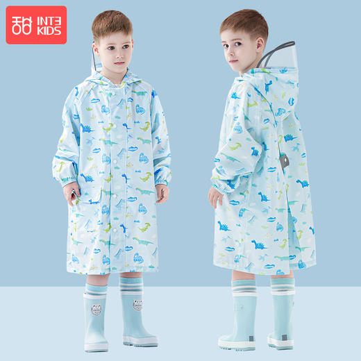 【云感布料，轻柔0负担】甜甜仔儿童雨衣2024新款 男童女宝宝小童 幼儿园小学生 男孩雨披 薄款速干雨衣-QQ 商品图9