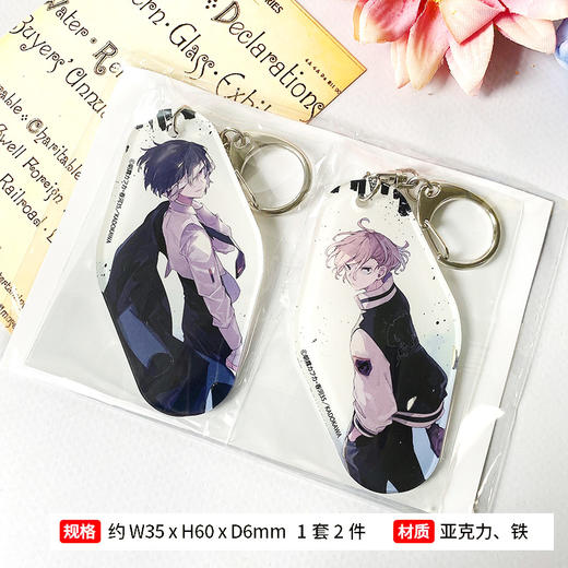 角川再版 文豪野犬春河35原画 立牌挂件套装 太宰治 周边谷子 商品图3