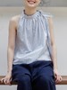 Vitatha番塔塔/21SS-TX10/露肩系带挂脖打结上衣无袖上衣背心 商品缩略图1