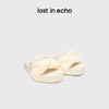 lost in echo2024年夏季新款外穿多巴胺扭结麻花细带一脚蹬凉拖鞋 商品缩略图0
