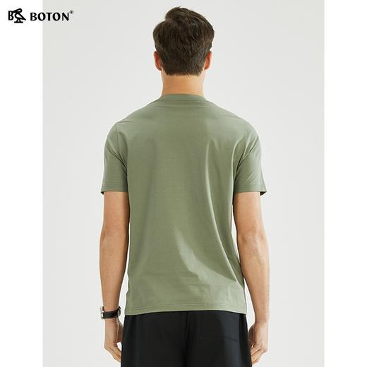 【高弹舒适】波顿年春夏男士拼接户外休闲短袖运动T恤衫MT959223 商品图1