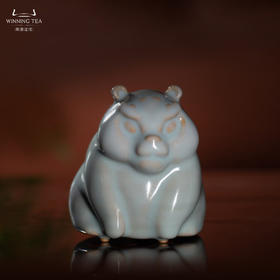 问鼎汝瓷天青壬寅山君茶宠