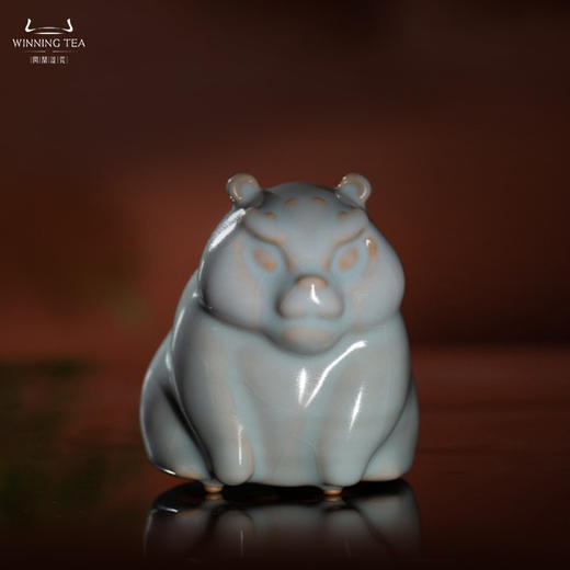 问鼎汝瓷天青壬寅山君茶宠 商品图0