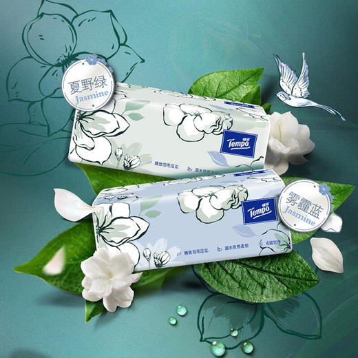 德国 T2281-A 得宝90抽4层(茉莉花味)抽纸(1×16)装/整箱 商品图2