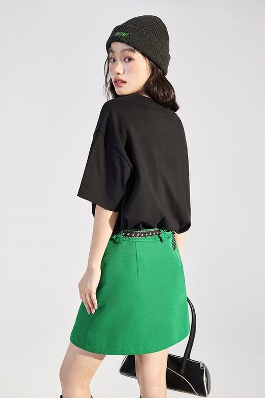 EPTISON/衣品天成 绿马撞色印花纯棉透气T恤 16650 商品图3