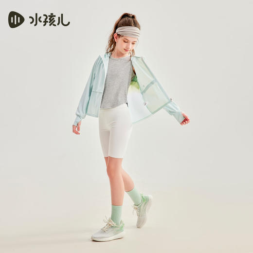水孩儿童装夏季新款女童防晒凉感皮肤衣时尚百搭外套儿童舒适弹力上衣 商品图3