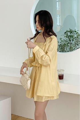 韩都衣舍/Handu Group 黄色休闲三件套 12489