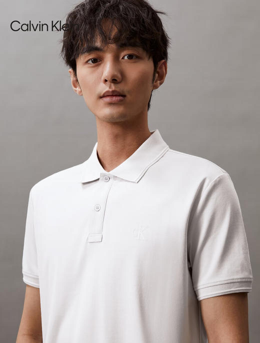 CK 短袖POLO衫男  J326333-PC8  . 商品图4
