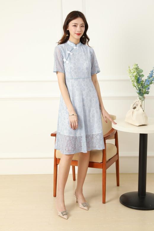 ELLA JADE 半高领蕾丝旗袍 12759 商品图0