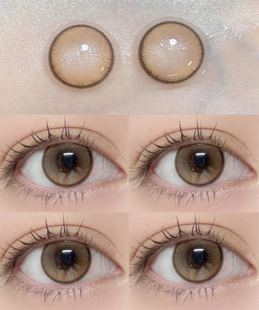 UtooCon旗下 · 钻石猫眼灰&钻石猫眼蓝&钻石猫眼紫&钻石猫眼棕 ·14.2mm白狮参考着色中等直径 · 月抛 商品图1