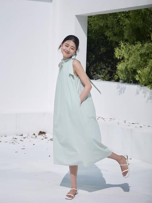 Vitatha番塔塔/21SS-DX05/忘忧草绑带挂脖连衣裙 商品图1