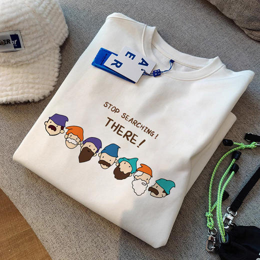 【超值69.9任选2件】2024夏季潮流 圆领宽松 纯棉短袖t恤女 ins女装休闲 宽松百搭上衣-QQ 商品图3