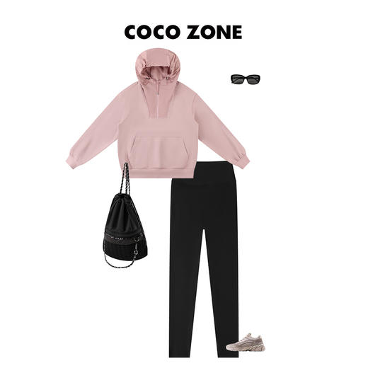 COCO ZONE厚底老爹鞋女复古休闲运动脏脏鞋子 23C29441 商品图2
