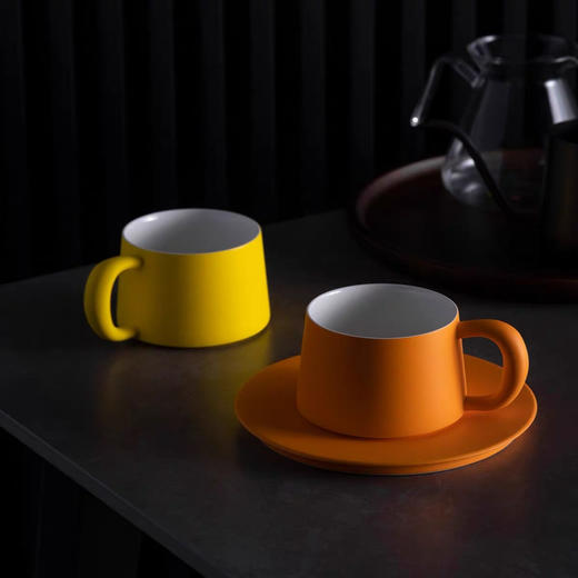 ◤理想杯◢ 16开暖亮色咖啡杯陶瓷马克杯 商品图3