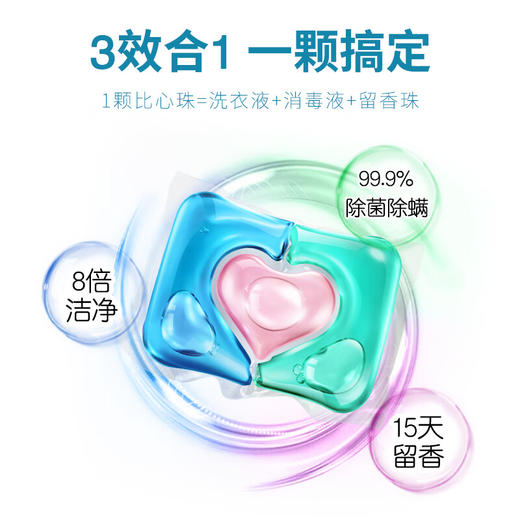 蔬果园3D洗衣凝珠（浓缩强效型）10g*30颗*4盒+蔬果园蓝盾蓝风铃香水洗衣凝珠8g*10颗（袋装）*3袋+蔬果园蓝风铃留香珠18g*4袋 商品图2