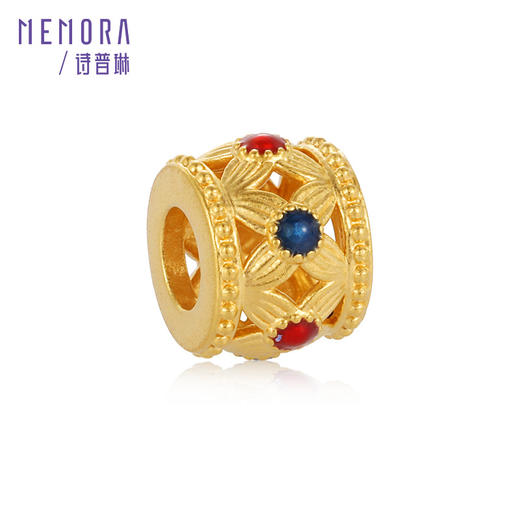 黄金转运珠女足金顺心如意金珠手链编绳串珠母亲节MEMORA诗普琳HPE21001（线上专供） 商品图3