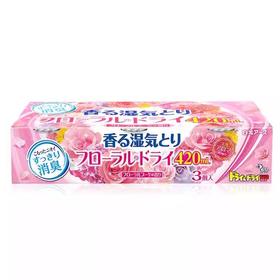 白元花香除湿剂三盒装芬芳百花香420ml×3盒