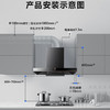 万家乐油烟机 18立方大吸力 钢化玻璃面板 自清洁 宽屏拢烟 持久大吸力欧式T型油烟机 CXW-300-PT2 商品缩略图2