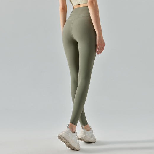 【限时秒】YOGACODE【火树银花系列】 紧身瑜伽裤复合高腰收腹运动长裤DSP531 商品图2