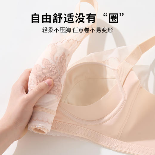 雅黛丽内衣聚拢小胸显大性感蕾丝文胸2024年新款收副乳防下垂胸罩 商品图4