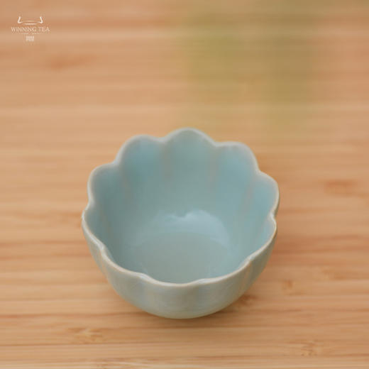 问鼎汝瓷鼎峰系列天青老款菡萏杯 商品图1