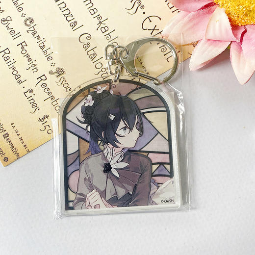 角川再版 文豪野犬春河35原画 亚克力挂件 太宰治中岛敦周边谷子 商品图2