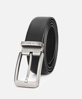 皮尔简约美学牛皮男士针扣皮带腰带