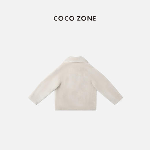 COCO ZONE高级感秋冬休闲大翻领时尚皮毛一体皮草23C30195 商品图1