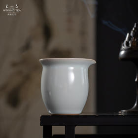 问鼎汝瓷鼎峰系列月白大茶海