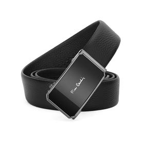 皮尔卡丹男士牛皮皮带自动扣官方正品都市休闲腰带