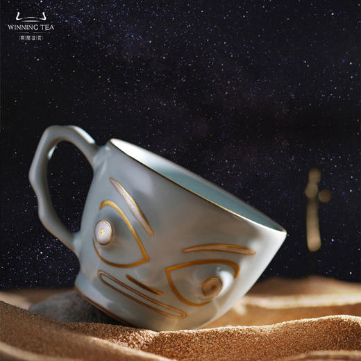 问鼎汝瓷鼎峰系列天青壬寅离娄杯 商品图0