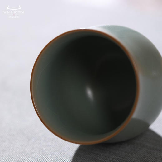 问鼎汝瓷复刻款精工款天青玉金香杯（缺货） 商品图3